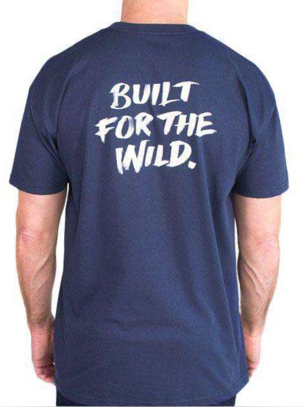 Yeti Built For The Wild Pocket T Shirt Navy Blue Size XL